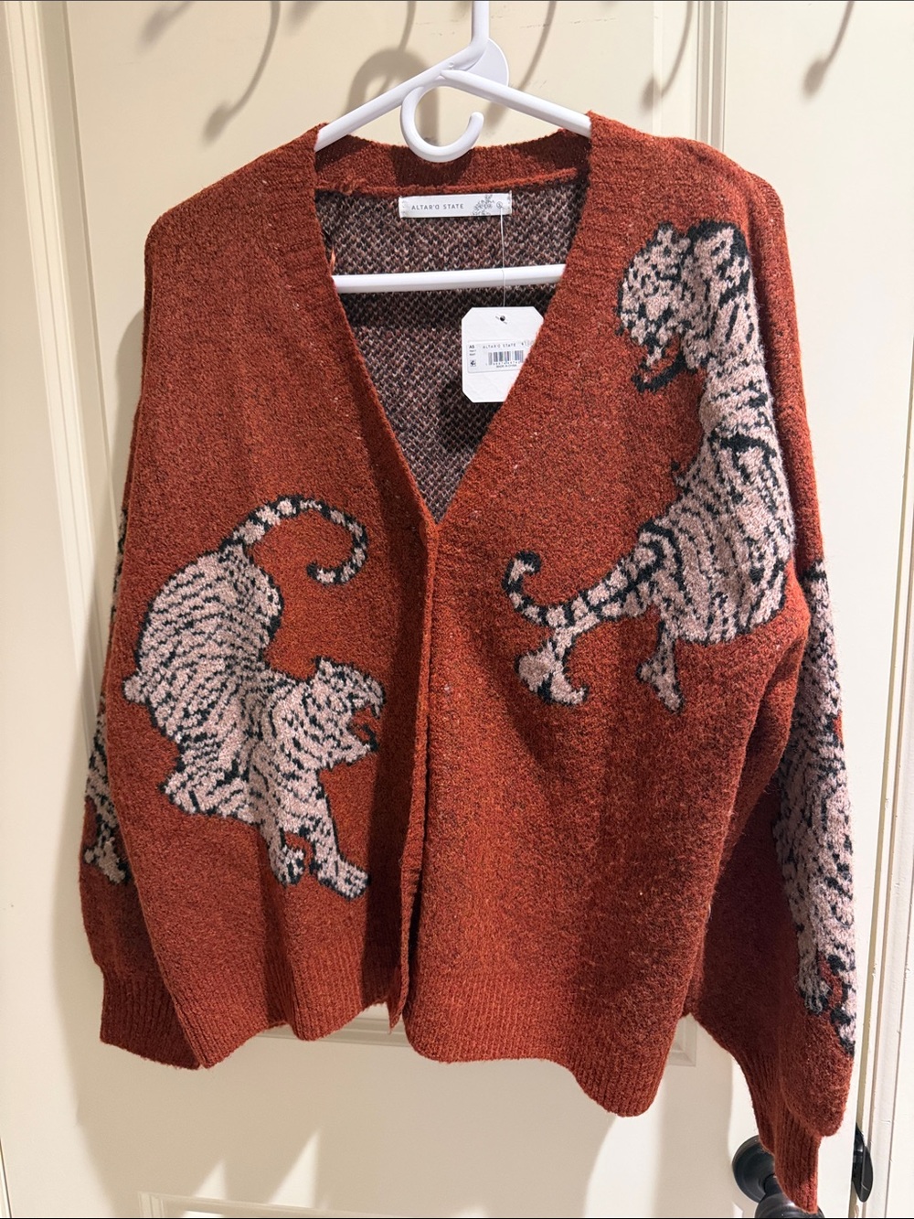 NWT (S) Altar'd State Zora Tiger Cardigan